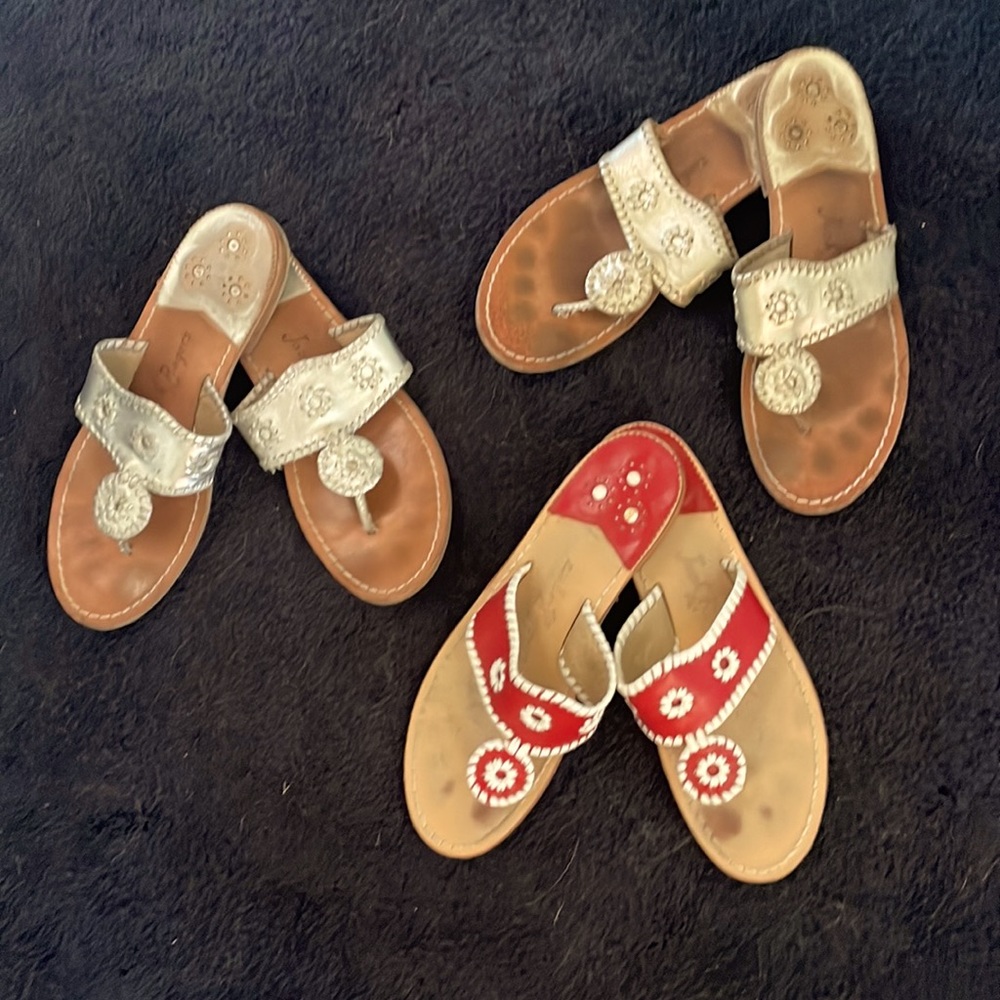 Jack Rogers classic sandals.